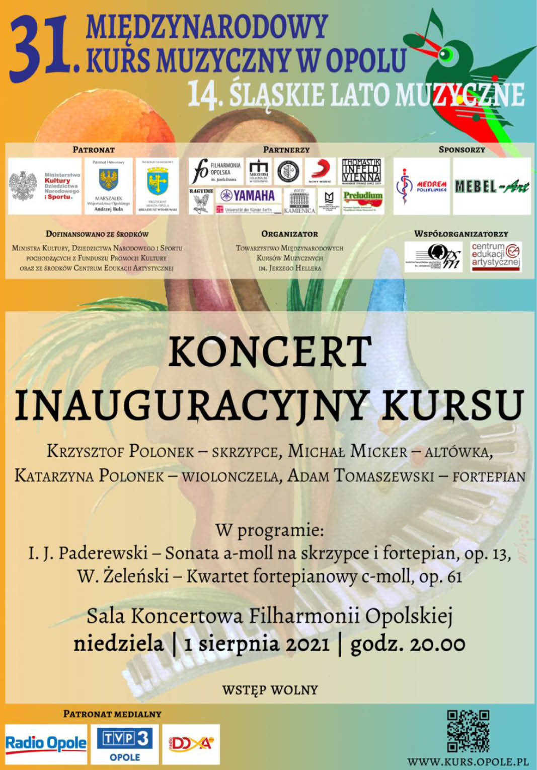 Koncert inauguracyjny 31. Międzynarodowego Kursu Muzycznego w Opolu