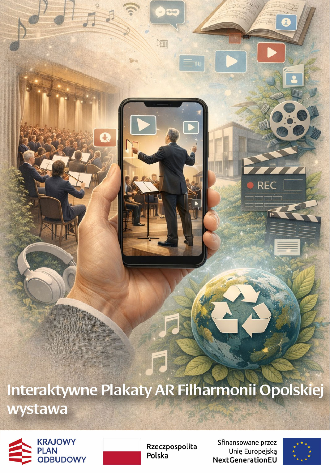 Interaktywne Plakaty AR Filharmonii Opolskiej