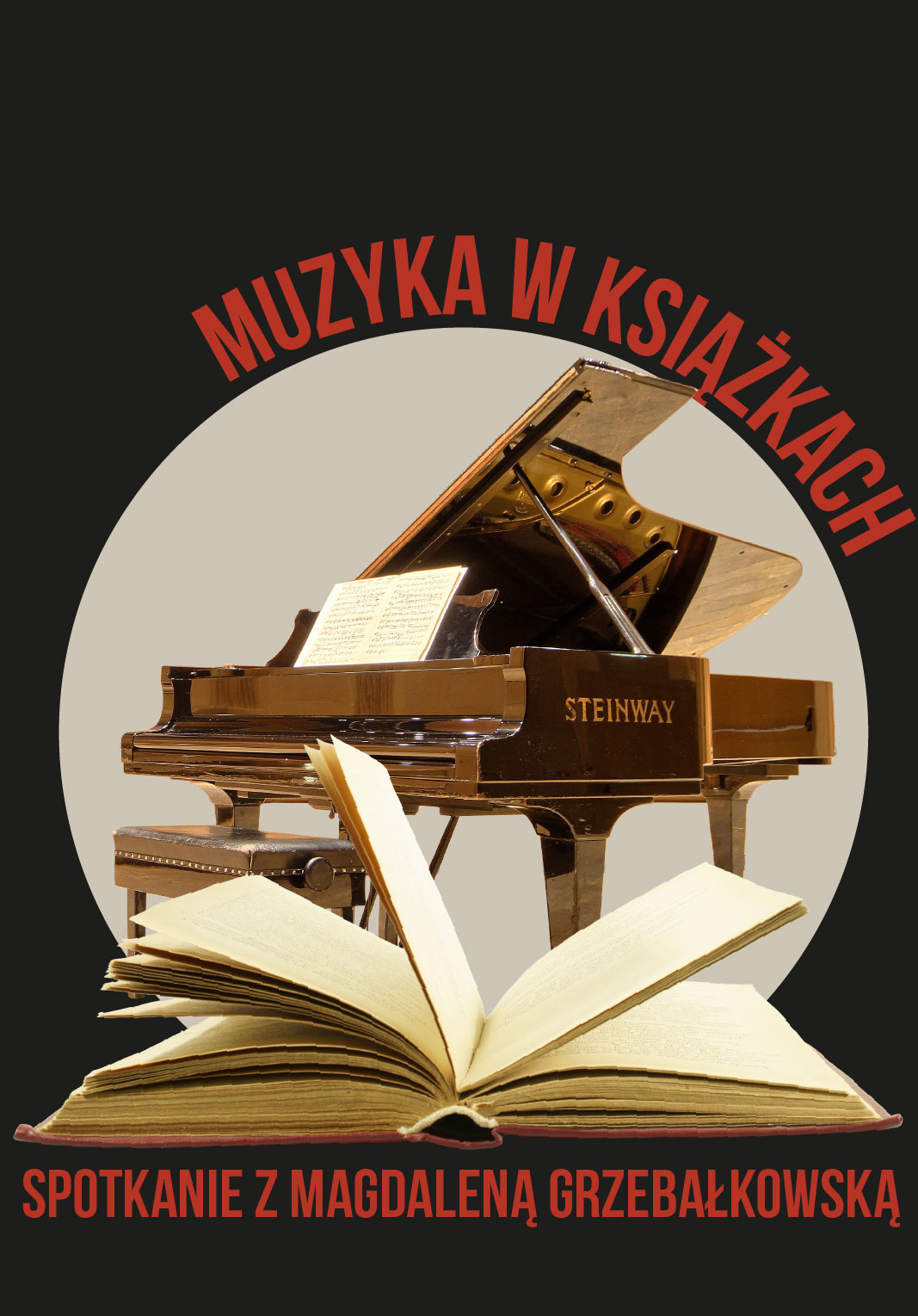 Muzyka w Książkach – spotkanie z Magdaleną Grzebałkowską